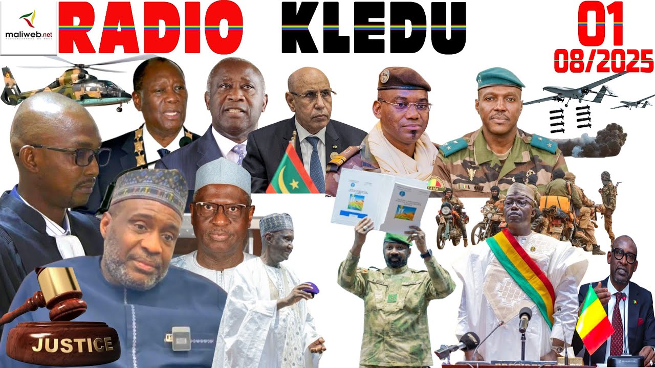 La Revue de Presse de la RADIO KLEDU du 01 Août 2025