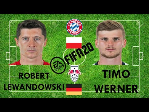 Timo Werner vs Robert Lewandowski - FIFA 20 comparison