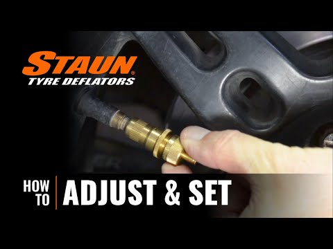 Simple INSTRUCTIONS on how to adjust Staun Tyre Deflators