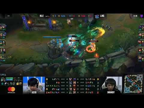LNG Tarzan Gets First Blood [HLE vs LNG] - Game 1,Worlds 2021