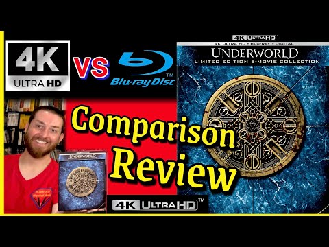Underworld 5 Movie Collection 4K UltraHD Blu Ray Review Limited ED 4K vs Blu Ray Comparison Unboxing