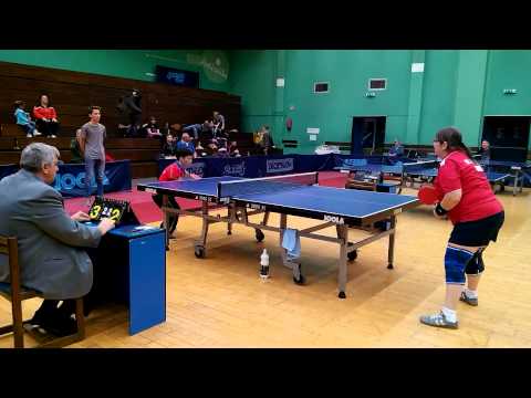 FINAL 3-2 Gabi Constantin (ROU) - Maria Benke (HUN) The second part..