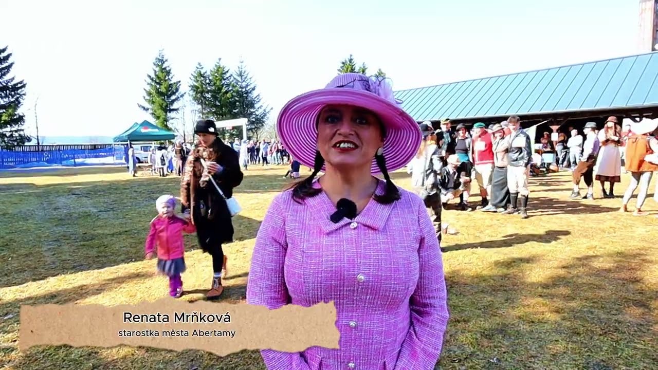 Abertamy - oslava zimních sportů ve stylu doby dávno minulé 👍⛷️🪓