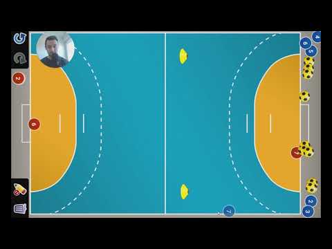 Handball Angrifftstraining - Gegner überlaufen in Gegenstoß und 2. Phase