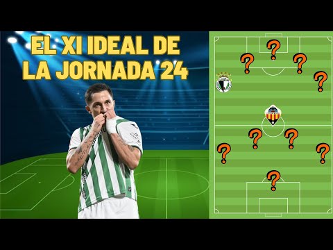 ONCE IDEAL DE LA JORNADA 24 EN LA LIGA HYPERMOTION