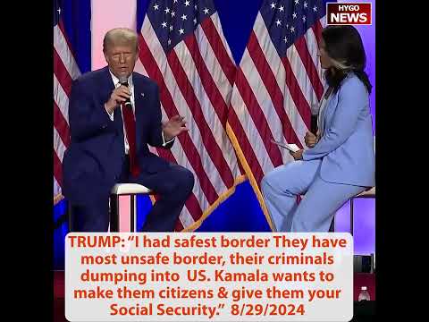 TRUMP: IVF gov/insurance to pay for it. WE WANT TO PRODUCE BABIES; safest border; 9/11 is coming up