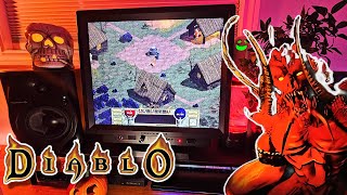 👻 Diablo 1 played on DevilutionX on a Checkmate 19" IPS monitor! Halloween theme with Tristam music