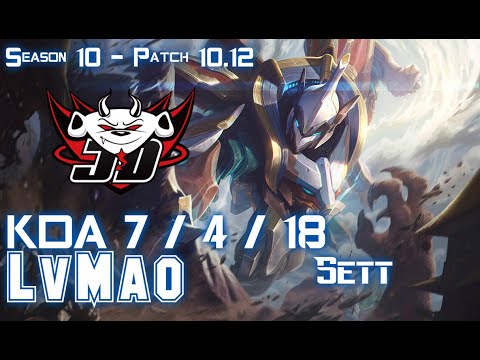 JDG LvMao SETT vs YUUMI Support - Patch 10.12 KR Ranked