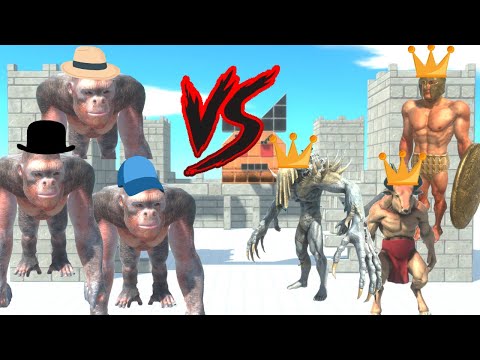 KING GORO BROTHERS + PRIMATES VS KING SCOURGE + IFERNALS + KING MINOTAUR + FANTASY + KING ACHILLES