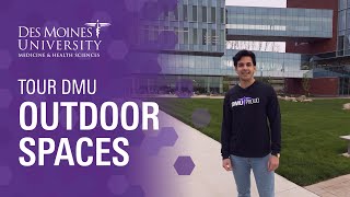 Tour Outdoor Spaces | Des Moines University’s Scenic West Des Moines Campus
