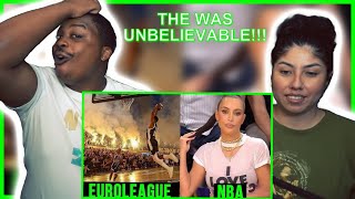 AMERICANS REACT TO EUROLEAGUE FOR THE FIRST TIME! EUROLEAGUE VS NBA