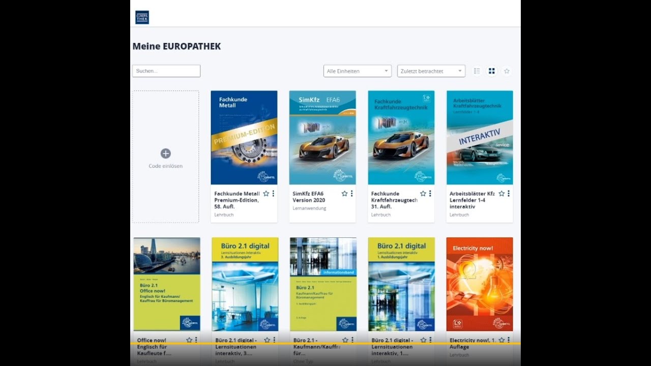 Digitale Bildungsmedien von Europa-Lehrmittel | Webinar
