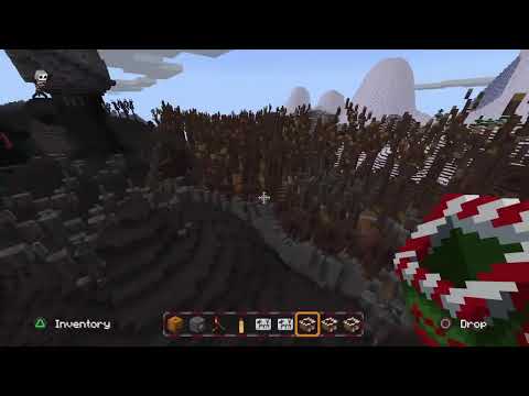 Minecraft showing a friend nightmare before Christmas dlc.