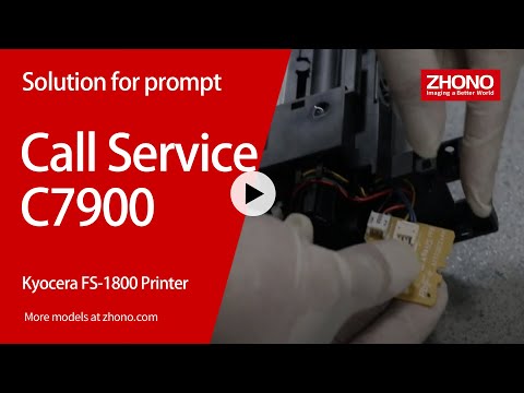 Solutions for the Prompt &ldquo;Call service. C7900&rdquo; on Kyocera FS-1800 Printer