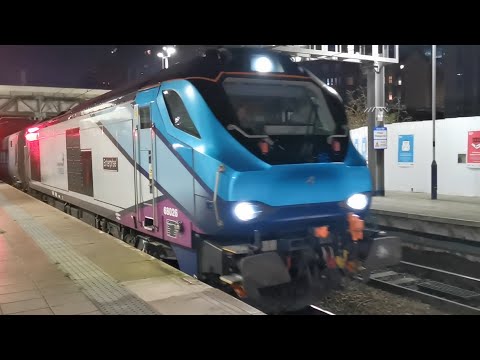 TPE Class 68 68026 'Enterprise' Leads MK5 Nova 3 Coaches into Manchester Victoria 2/12/22