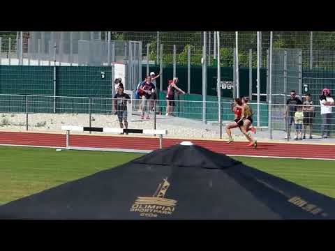 4x100 m es női váltófutás (lassítva)