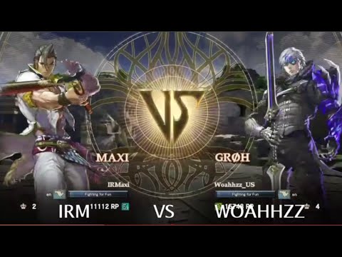 SOULCALIBUR VI HYPE SET IRM(Maxi) vs Woahhzz(Groh) RUNBACK!!