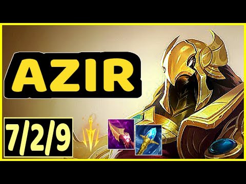 AZIR VS NEEKO - 7/2/9 KDA MID GAMEPLAY CHALLENGER I