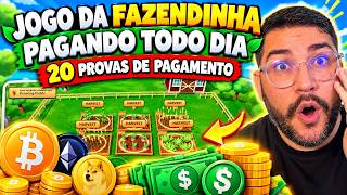JÁ FIZ 20 SAQUES NO JOGO DA FAZENDINHA | CRYPTO CROPS