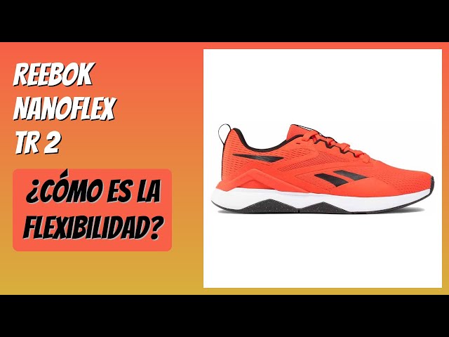 Vídeo relacionado con Reebok Nanoflex Tr 2, Zapatillas Hombre, White Black Energy Red, 42 EU