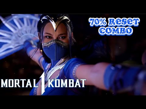 Mortal Kombat 1 - Amazing 70% Kitana reset combo! #mortalkombat1 #mortalkombat #kitana #gameplay #mk
