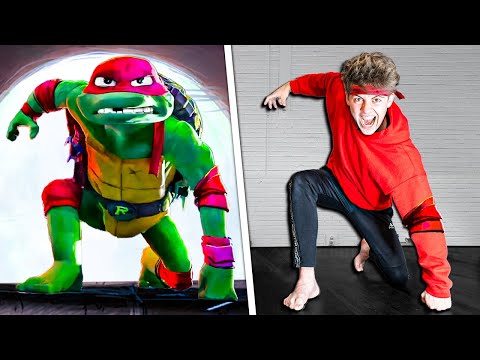 TMNT: Mutant Mayhem Stunts In Real Life! - Challenge