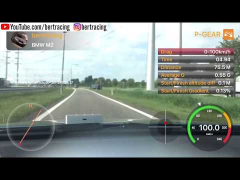 bertracing - BMW M2 0-100km/h Beschleunigung Acceleration P-Gear P600