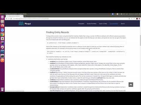 Learn Moqui Session 24 - Entity Find with require parameters in service
