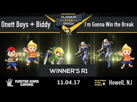 Platinum Star Smash 2 - Onett Boys + Biddy vs. I'm gonna win the Break - Winner's R1