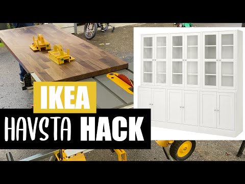 IKEA HAVSTA HACK - Homeschool/Game Room makeover PART 1
