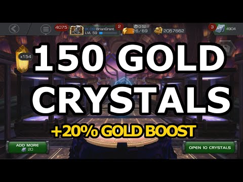 [MCOC] 150+ GOLD CRYSTAL OPENING