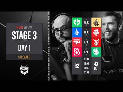 English Stream B | StarLadder Budapest Major 2025 - Stage 3 - Day 1
