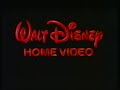 Walt Disney Home Video Presents Logo With Announcer RARE 1991