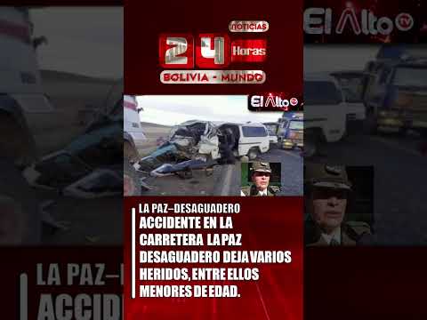 ACCIDENTE EN LA PAZ–DESAGUADERO DEJA VARIOS HERIDOS