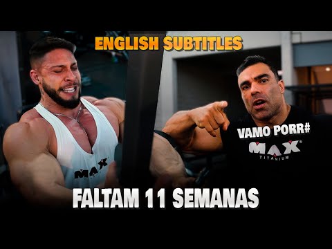 Legendary Chest Workout com Eduardo Correa!!! 11 Weeks out!!!! (ENGLISH SUBTITLES)