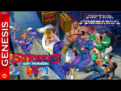 Streets of Rage 2: Captain Commando Edition - (Hack) Sega Genesis