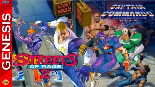 Streets of Rage 2: Captain Commando Edition - (Hack) Sega Genesis
