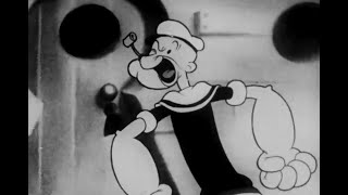 Popeye | Let's Sing With Popeye (1934) | 4K AI Upscaled