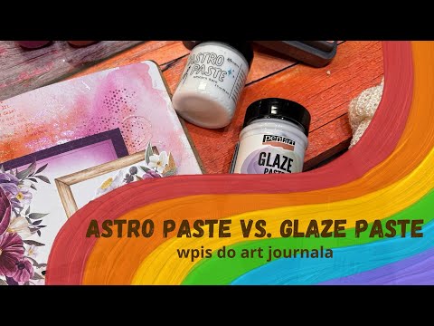 Glaze paste vs Astro paste - porównanie || fanaberriess 