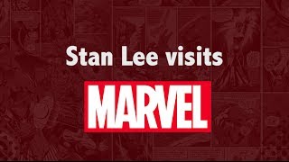 Stan Lee Visits the Marvel Office