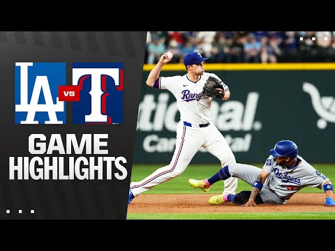 Dodgers vs. Rangers Game Highlights (4/19/25) | MLB Highlights