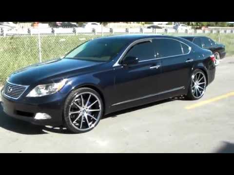 22 Inch Rohana RC10 Concave Wheels 2008 Lexus LS460 Rims Hallandale Miami Free Shipping