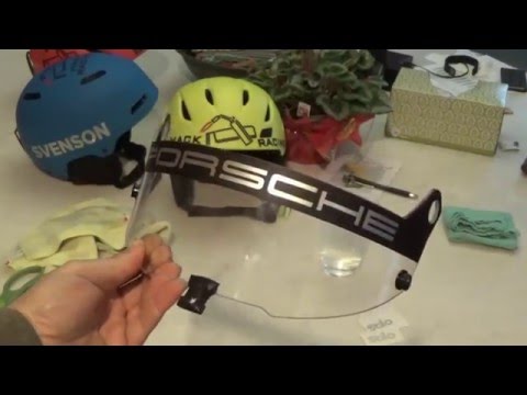 Applying a vinyl decal to a Stilo ST5 visor