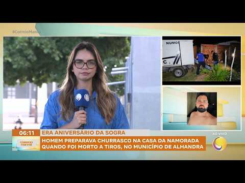 Homem preparava churrasco na casa da namorada quando foi morto a tiros, no município de Alhandra