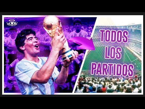 CRONOLOGÍA de ARGENTINA CAMPEÓN Copa Del Mundo 1986  - ⚽ - CAMPAÑA COMPLETA 🇦🇷
