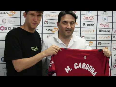 Marc Cardona, presentado en Tajonar