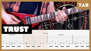 Megadeth - Trust - Guitar Tab | Lesson | Cover | Tutorial