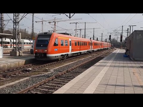 Vollgasmitffahrt mit 160 Km/h in der Br 612 Von Augsburg Hbf nach Buchloe