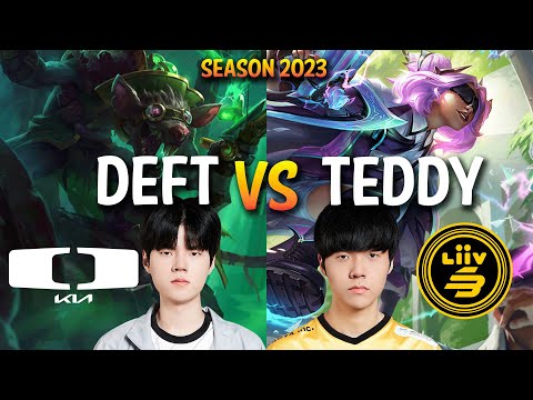 DK Deft vs LSB Teddy - Deft TWITCH vs Teddy ZERI ADC - Patch 13.12 KR Ranked