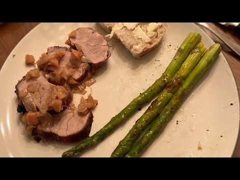 Rotisserie Pork Loin in Deluxe Air Fryer- Pampered Chef Inspired Recipes and Products